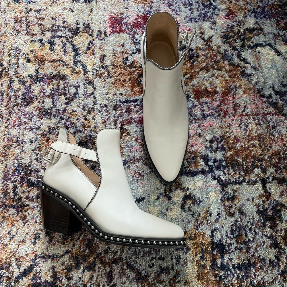 Coach White booties